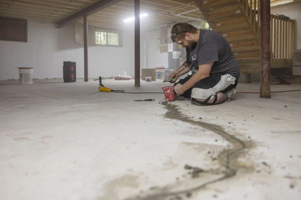Concrete Floor Repair in Sherman