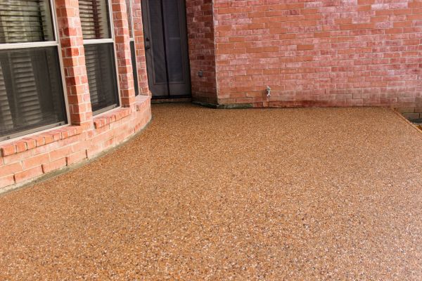 Exposed Aggregate Repair in Sherman