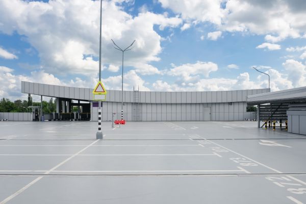 Concrete Parking Lot Repair in Sherman