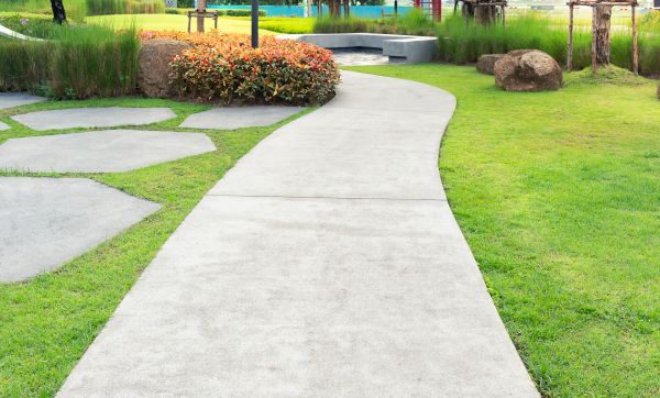 Concrete Walkway Resurfacing in Sherman