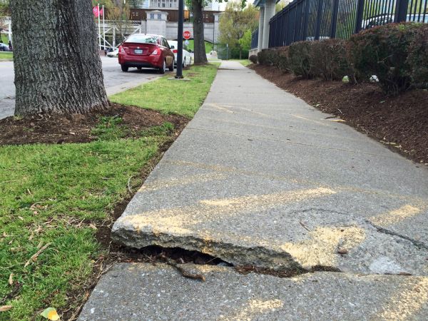 Cement Sidewalk Repair in Sherman