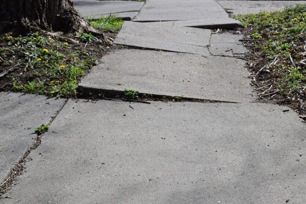 Sidewalk Hazard Repair in Sherman