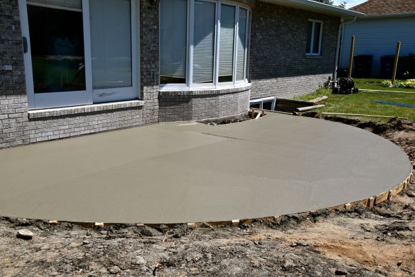 Patio Concrete Patching in Sherman