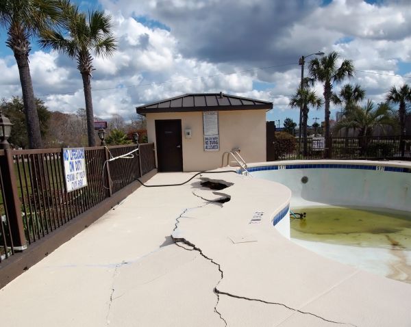 Cracked Patio Repair in Sherman