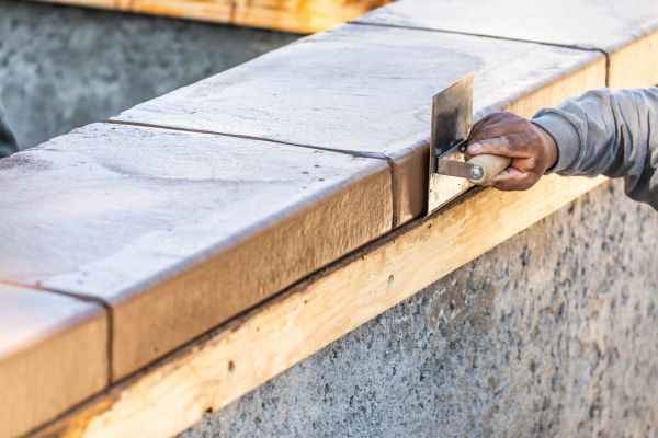 Concrete Coping Repair in Sherman